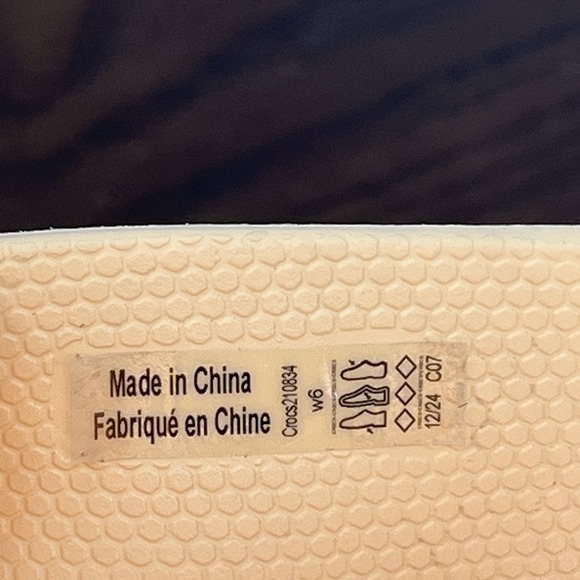 Crocs Getaway Sandals Women's 6 Yellow Comfort Wedge Plateform Ring Toe Slide - Picture 8 of 16